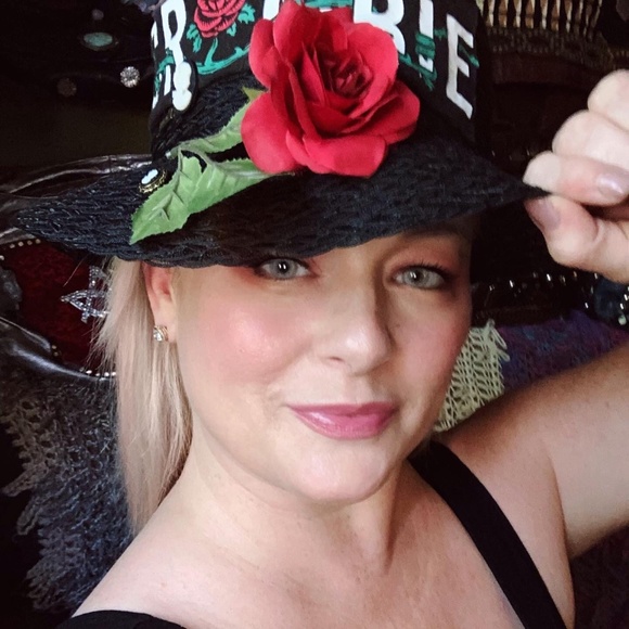 Customed Design Rose Straw Hat main image 5
